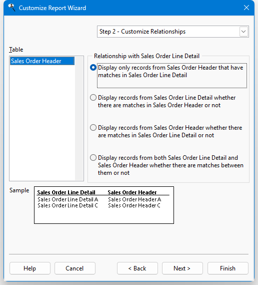 Customizing the Report Execution - Stonefield Query