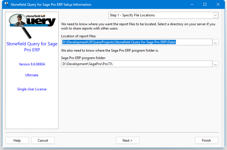 Setting up Stonefield Query - Stonefield Query